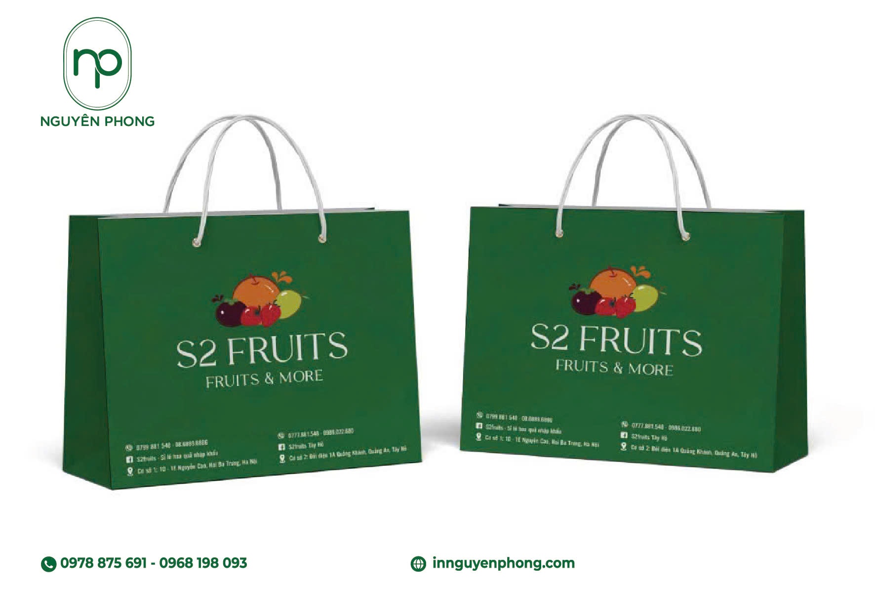 Mẫu in bào bì đựng hoa quả 